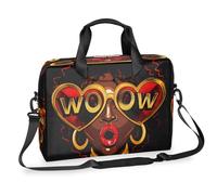 Mexpekil Cool African American Donne Della Cassa Del Computer Portatile Del Manicotto 13-16 pollice Messenger Borsa Del Computer Valigetta per Le Donne Degli Uomini Laptop