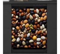 Mexpekil Coperchio magnetico per lavastoviglie Nut Food | Copertura magnetica riutilizzabile per lavastoviglie, pannello frontale decorativo per lavastoviglie