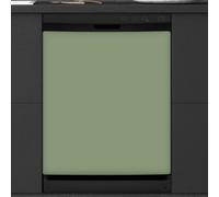 Mexpekil Coperchio magnetico per lavastoviglie verde salvia | 58,4 x 66 cm riutilizzabile Lavastoviglie Coperture Decorative Lavastoviglie Pannello Frontale Magnetico Adesivo per