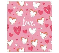 Mexpekil Copertura magnetica per lavastoviglie a forma di cuore, 53,3 x 66 cm, impermeabile, decorativa, magnetica, per elettrodomestici da cucina, decorazione