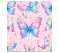 Mexpekil Copertura magnetica per lavastoviglie con farfalle colorate, 53,3 x 66 cm, impermeabile, decorativa, magnetica, per elettrodomestici da cucina