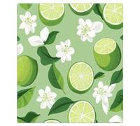 Mexpekil Copertura magnetica per lavastoviglie con fiori di limone verde, 53,3 x 66 cm, impermeabile, decorativo, adesivo magnetico per lavastoviglie per elettrodomestici da cucina