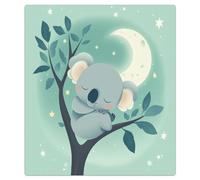 Mexpekil Copertura magnetica per lavastoviglie con koala che dorme su un albero, 53,3 x 66 cm, impermeabile, decorativo, magnetico, per lavastoviglie, per elettrodomestici da cucina