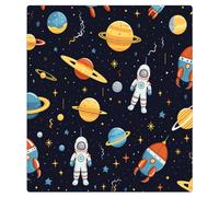 Mexpekil Copertura magnetica per lavastoviglie per porta anteriore, pannello decorativo riutilizzabile per lavastoviglie, frigorifero, 53 x 66 cm, universo, spazio, astronauta, pianeti