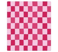 Mexpekil Copertura magnetica per lavastoviglie per porta anteriore, pannello decorativo riutilizzabile per lavastoviglie, frigorifero, 53 x 66 cm, scacchiera rosa
