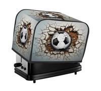 Mexpekil Copertura per tostapane a parete rotta per tostapane a 2 fette, piccola copertura per macchina del pane da cucina, accessori antipolvere