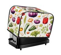 Mexpekil Copertura per tostapane con 2 fette di pomodori freddi, impermeabile, per cucina, piccoli elettrodomestici, antipolvere, protezione per forno e tostapane, regalo da donna