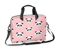 Mexpekil Cute Panda Head Pattern Laptop Case Bag Sleeve 13-16 pollici Messenger Computer Bag Cartella per Donne Uomini Laptop