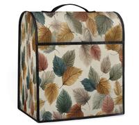 Mexpekil Falling Autumn Leaves Vintage Stand Mixer Cover 5-8 Quart Kitchen Appliance Dust Covers con manico superiore e tasche Universale Accessori decorativi per elettrodomestici da cucina