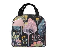 Mexpekil Forest Moonlight - Borsa termica per il pranzo, da donna, per adulti, portatile, da picnic, riutilizzabile, per lavoro