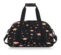 Mexpekil Galaxy Space Stars Borsa da palestra da viaggio per ragazze ragazzi borse da viaggio per il fine settimana borsa impermeabile per sport danza scuola pratica