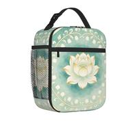Mexpekil Golden Lotus Mandala - Borsa per il pranzo