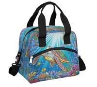 Mexpekil Grande borsa per il pranzo termica per uomo e donna, impermeabile, portatile, borsa frigo, borsa da picnic con tracolla regolabile, 13,8 l