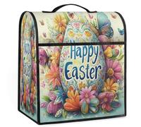 Mexpekil Happy Easter Egg Stand Mixer Cover 5-8 Quart Kitchen Appliance Dust Covers with Top Handle and Pockets Universal Kitchen Applian Decor Protector Accessories