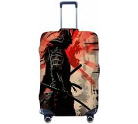 Mexpekil Howling Wolf Moon - Copertura per valigie da 45,7-53,3 cm, antigraffio, antipolvere, elastica, per viaggi in vacanza, multicolore, For 18--21 inch luggage