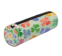 Mexpekil Lucky Four Leafclover, astuccio per la scuola, astuccio per ragazze, ragazzi, adolescenti, donne, trousse per pennelli da trucco