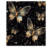 Mexpekil Magnete decorativo per lavastoviglie, con bellissime farfalle con brillantini, impermeabile, per lavabo, frigorifero, decorazione per la casa, la cucina, 53,3 x 66 cm