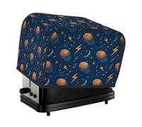 Mexpekil Pallacanestro Con Fulmine Bullone Tostapane Copertura per 2 Fette di Tostapane, Piccola Cucina Pane Macchina Copertura Elettrodomestici Antipolvere