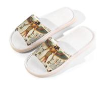 Mexpekil Pantofole egiziane antiche per donne e uomini, modello etnico con punta aperta, pantofole estive in lino, Multi, 37/38 EU arga