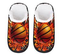 Mexpekil Pantofole soffici per donne e uomini, Magia del basket, 8/11 UK Wide