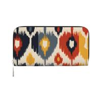 Mexpekil Portafoglio da donna in pelle PU con tasca portamonete con cerniera borsa Vague Love Heart borse per le donne, Nero , Taglia unica, Moderno