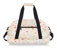 Mexpekil Red Star Borsa da palestra da viaggio per ragazze e ragazzi Carry On Pernottamento Weekend Borse Impermeabile Bagaglio a Mano Borsa per Sport Danza Scuola Pratica