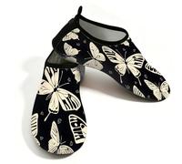 Mexpekil Scarpe da acqua retrò a forma di farfalla con animali per donne e uomini, ad asciugatura rapida, antiscivolo, a piedi nudi, Farfalla Animale, 38.5/39.5 EU