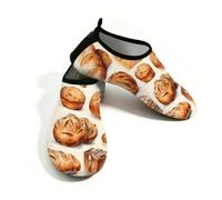 Mexpekil Scarpe da spiaggia da donna e uomo, antiscivolo, a piedi nudi, ad asciugatura rapida, calzini da acqua traspiranti per surf in piscina, Pane., 42.5/43 EU