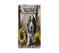 Mexpekil Sciarpa di seta per le donne carino Basset Hound Dog Citazione Sciarpa di seta lunga sciarpa chiffon sciarpa morbida leggera scialle trasparente avvolgente per signore ragazze