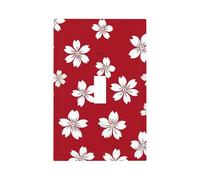 Mexpekil Simpatico fiore giapponese interruttore luce copertura 1 banda singola interruttore interruttore copertura decorativa parete piastra per casa ufficio