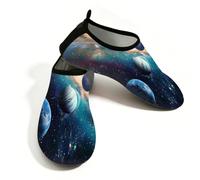 Mexpekil Space Universe Planets - Scarpe da acqua per donne e uomini, ad asciugatura rapida, antiscivolo, a piedi nudi, Pianeti dell'universo spaziale, 37/38 EU