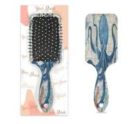 Mexpekil Spazzola districante per capelli a forma di polpo blu oceano retrò con mappa districante spazzola per capelli bagnati e asciutti massaggi cuscino d'aria pettine per ID ragazze donne uomini