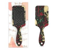 Mexpekil Spazzola districante per capelli a forma di teschio floreale retrò con rose per capelli bagnati e asciutti, massaggi, cuscino d'aria, pettine per ragazze donne uomini