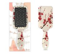 Mexpekil Spazzola districante per capelli con fiore di ciliegio giapponese rosso, spazzola per capelli bagnati e asciutti, massaggi, pettine con cuscino d'aria, per ragazze donne e uomini