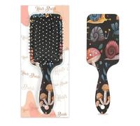 Mexpekil Spazzola per capelli a forma di lumache colorate a forma di fungo, spazzola per capelli bagnati e asciutti, massaggiante, pettine per capelli per donne e uomini