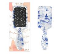 Mexpekil Spazzola per capelli districante giapponese con inchiostro blu per architettura spazzola per capelli bagnati e asciutti spazzola per capelli massaggiante pettine per capelli per ID ragazze