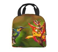 Mexpekil Spring Hummingbird - Borsa termica termica per il pranzo, con colibrì