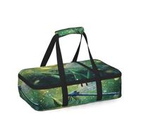 Mexpekil Summer Dragonfly - Casseruola isolata per cibi caldi o freddi, impermeabile, borsa per il pranzo
