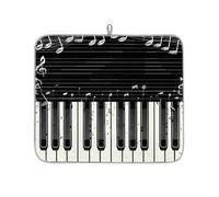 Mexpekil Tappetino scolapiatti a tema note musicali retrò tasti pianoforte 40,6 x 45,7 cm, assorbente da cucina, tappetino scolapiatti ad asciugatura rapida, tappetino da bar