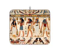 Mexpekil Tappetino scolapiatti con motivo antico Egitto 40,6 x 45,7 cm, assorbente da cucina, tappetino scolapiatti ad asciugatura rapida, tappetino da bar