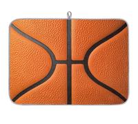 Mexpekil Tappetino scolapiatti con texture a pallacanestro, 45,7 x 61 cm, assorbente da cucina, tappetino scolapiatti, tappetino da bar ad asciugatura rapida