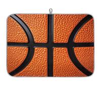 Mexpekil Tappetino scolapiatti con trama a pallacanestro, 45,7 x 61 cm, assorbente, tappetino da cucina per bancone da cucina, tappetino scolapiatti ad asciugatura rapida