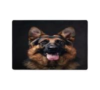 Mexpekil Tappeto con cane pastore tedesco, per soggiorno, camera da letto, motivo cane animale, antiscivolo, 120 x 182 cm, lavabile, grande, morbido, per cucina, sala da pranzo, ufficio