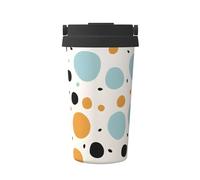 Mexpekil Tazza da caffè isolata da viaggio con coperchio a tenuta stagna, tre colori, tazze termiche per bevande calde, 500 ml