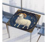 Mexpekil Tovaglia quadrata con segno zodiacale, 117 x 117 cm, elastica, impermeabile, per interni ed esterni