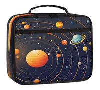 Mexpekil Universe Planets - Borsa termica per il pranzo per bambini, con sistema solare, per ragazzi e ragazze, a prova di perdite, per scuola e lavoro
