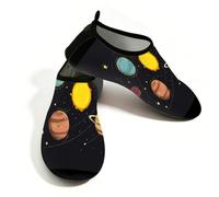 Mexpekil Universe Solar System Planet Scarpe da acqua per donne e uomini, ad asciugatura rapida, antiscivolo, Pianeta del sistema solare dell'universo, 38.5/39.5 EU