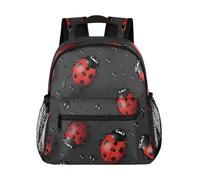 Mexpekil Zainetto per bambini a forma di coccinelle a forma di goccia d'acqua, per bambini e bambine, mini zainetti per la scuola materna, scuola materna, viaggio, Multicolore, 10x4x12 inch