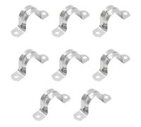 MEXRUMI 10 Pezzi U-Fascette Metalliche Stringitubo M20 Fascette Stringitubo Acciaio Inossidabile Fascette Fisse Per Tubi Morsetto Per Tubo Staffa A U Morsetto Fissaggio Tubo Per Tubi Da Ø 20 Mm