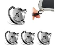 MEXRUMI 4 Pezzi M4 Vite In Alluminio Collo Tracolla Morbida Antistress Anello D-Ring Vite Di Montaggio Viti D-Ring M4 In Acciaio Inossidabile Per Mini 3/Mini 3 Pro Rc Per Fotocamera Treppiede Monopied